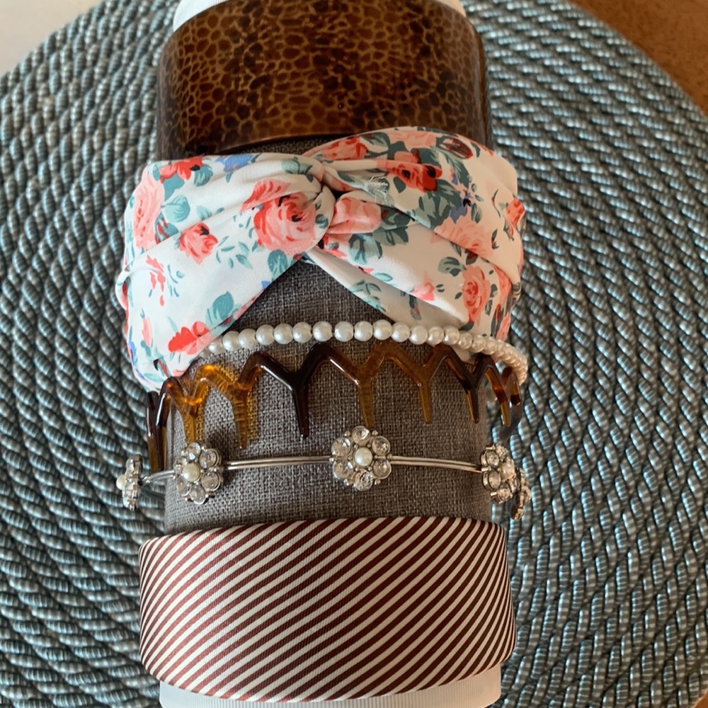 6 piece headband lot assorted
